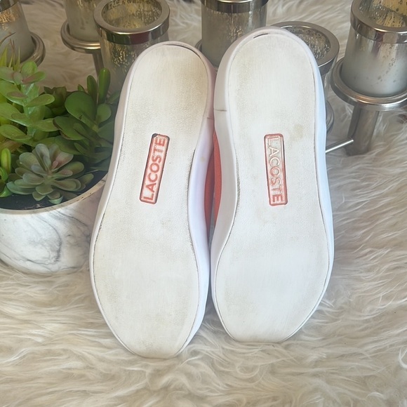 Lacoste Ramer Coral Lace Up Fashion Woman’s Trainers Sneaker Size 7 - Picture 7 of 13